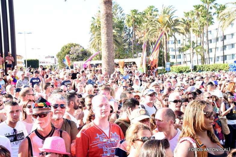 Imagen del Gay Pride Maspalomas 2018 (Foto Antonio Alí)